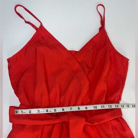 Flying Tomato Light Spaghetti Strap Wide Leg Jumpsuit With Pockets Medium - Picture 7 of 11